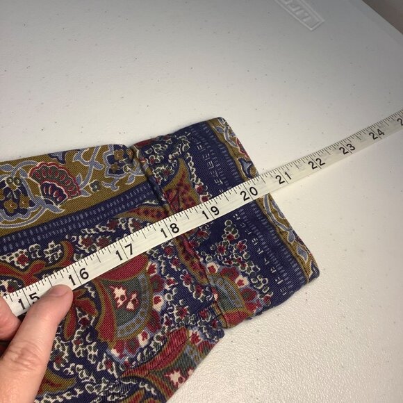 Vintage J.G. Hook Paisley Button-Up – Women’s XL – 100% Cotton Long Sleeve - Picture 8 of 11